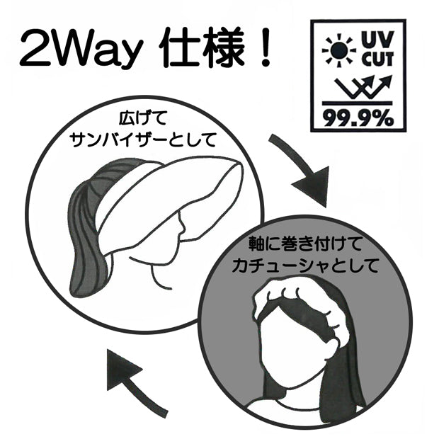2WAYサンバイザー