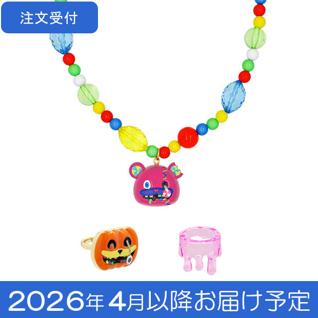 ＵＳＪハミクマキャンディハロウィンモチーフ アクセサリーセット USJ ハロウィン2025 ハミクマキャンディ アクセサリーセット お