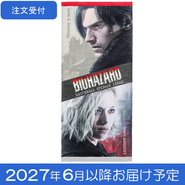 非売品 バイオハザード レクイエム フェイスタオル 注文受付D】フェイスタオル【2027年6月以降お届け予定