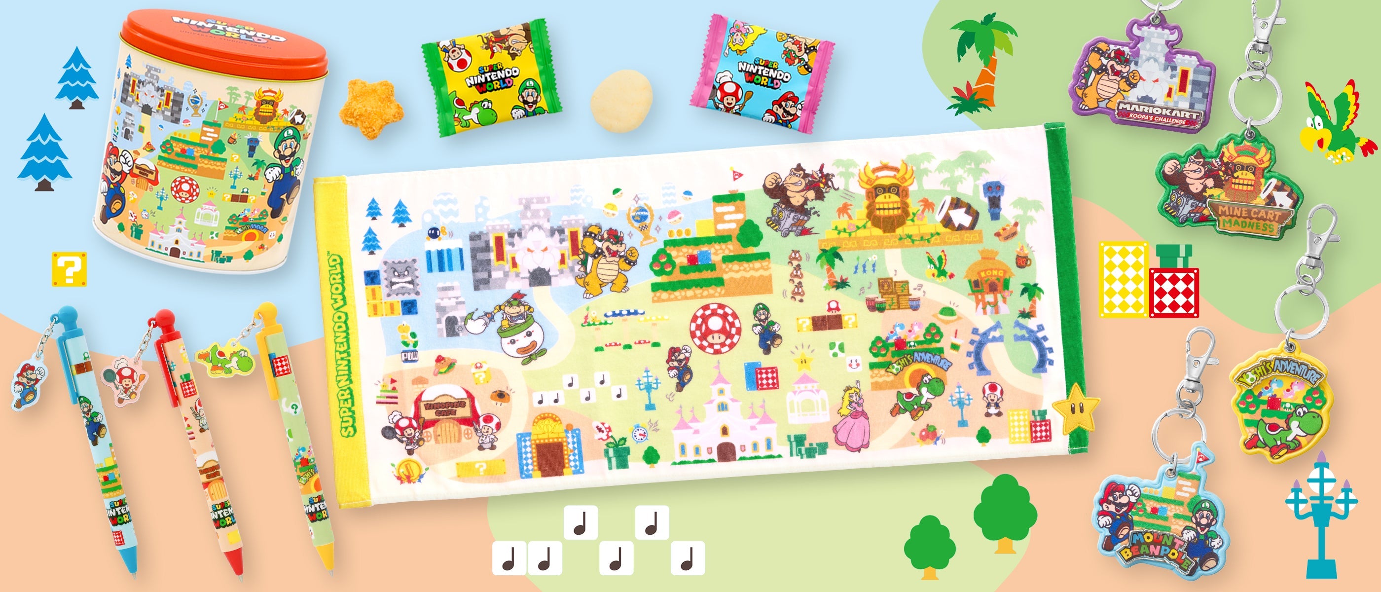 USJ スーパーニンテンドーワールド グッズセット グッズ情報！ スーパーニンテンドーワールドのストラップ☆ 価格 1,000