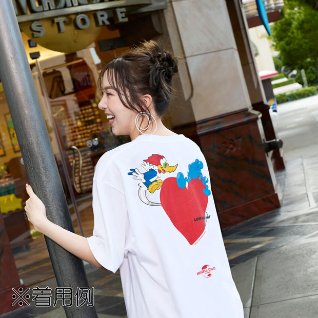 USJ 限定　ウッディウッドペッカー　Tシャツ 　白　L USJ 限定 ウッディウッドペッカー Tシャツ 白 L USJ - USJ 限定