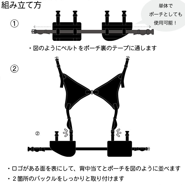 ホルスターベルトバッグ