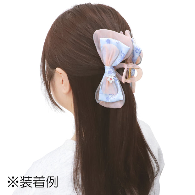 リボンヘアクリップ