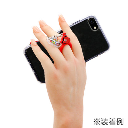 スマートフォンリング＆ストラップセット（5個）
