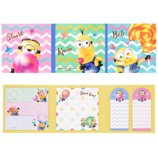 ふせん付きクリアファイルセット – ユニバーサル・スタジオ・ジャパン