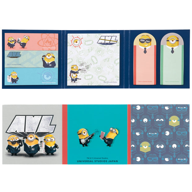 ふせん付きクリアファイルセット – ユニバーサル・スタジオ・ジャパン