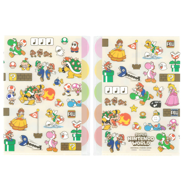 5ポケットA4クリアファイルセット（2枚）