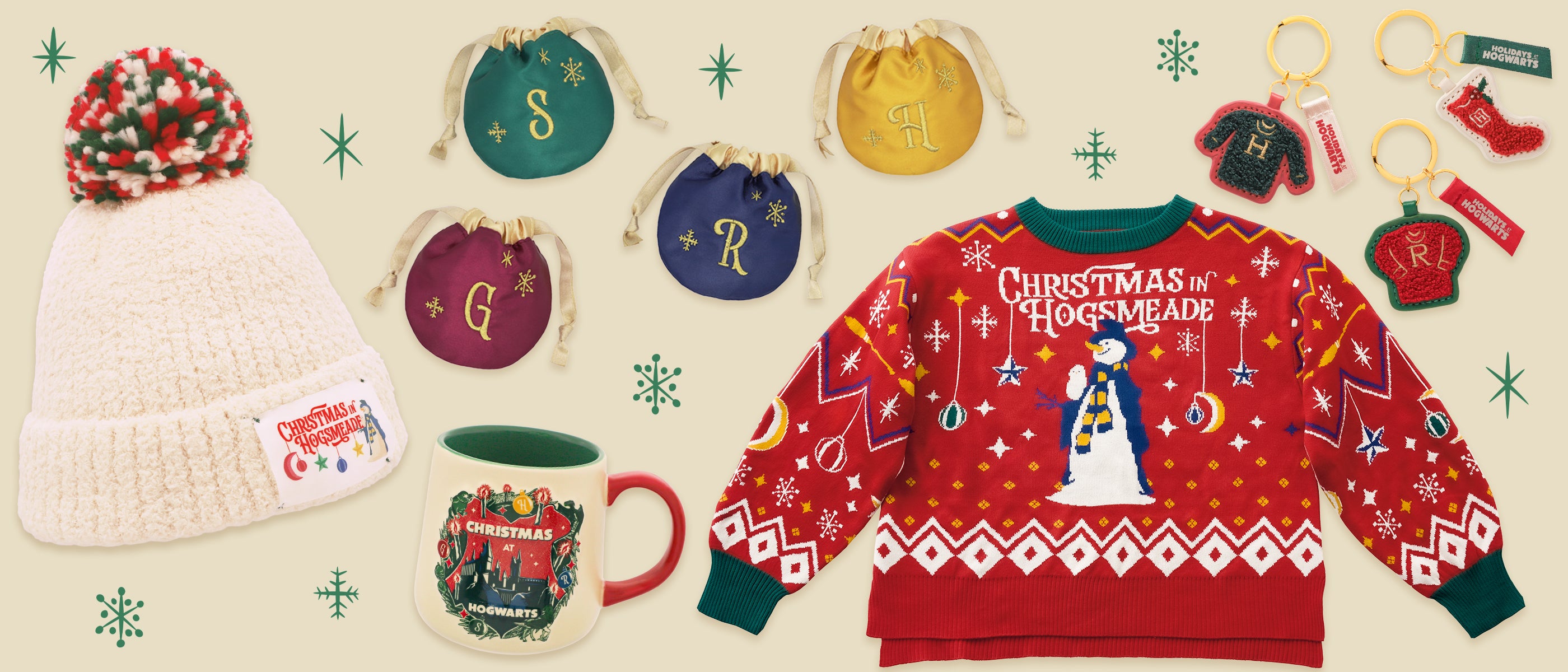 <p>ウィザーディング・ワールド・オブ・ハリー・ポッター™のホリデーグッズで冬のホグワーツ™の温もりをあなたにも。</p>