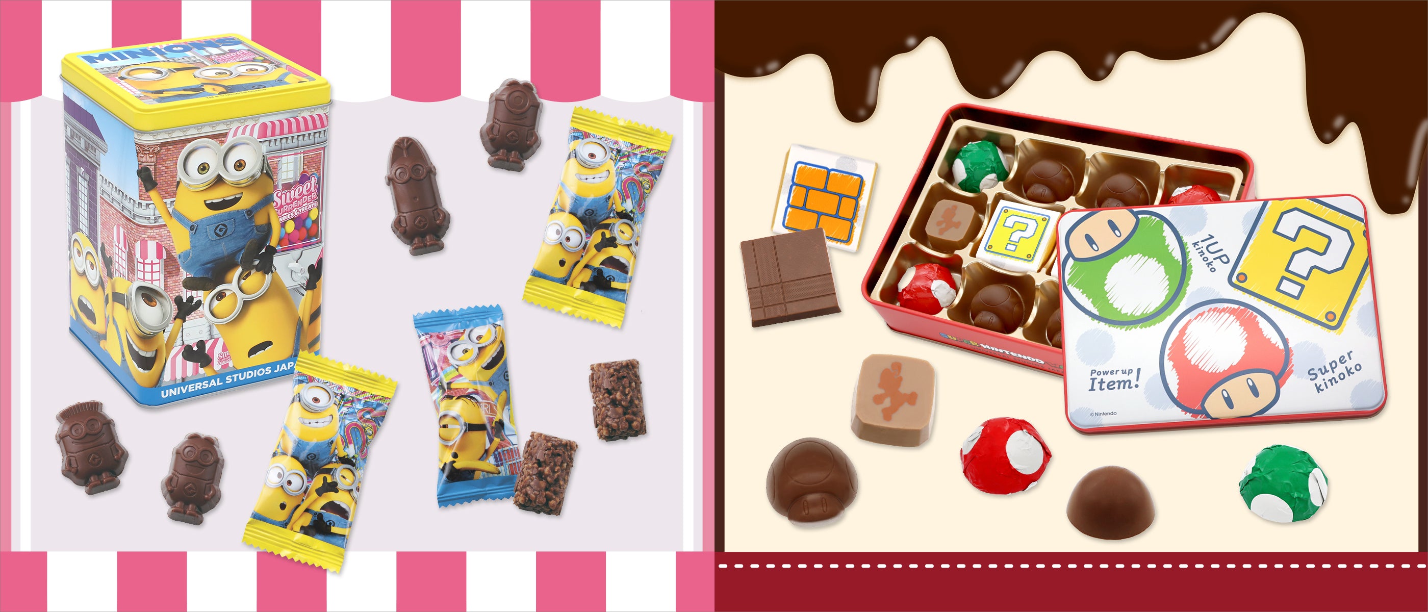 <p>パークオリジナルのお菓子で、日ごろの感謝を伝えよう♪人気のチョコレート、集めました。</p>